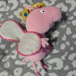 Peppa Pig Pink Plush with Sparkly Wings